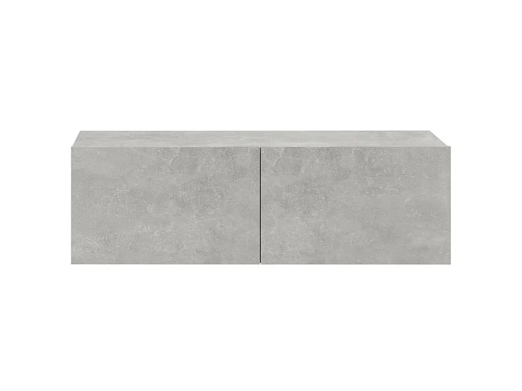 Assumption  Muebles de TV 4 piezas gris hormigón 100x30x30 cm