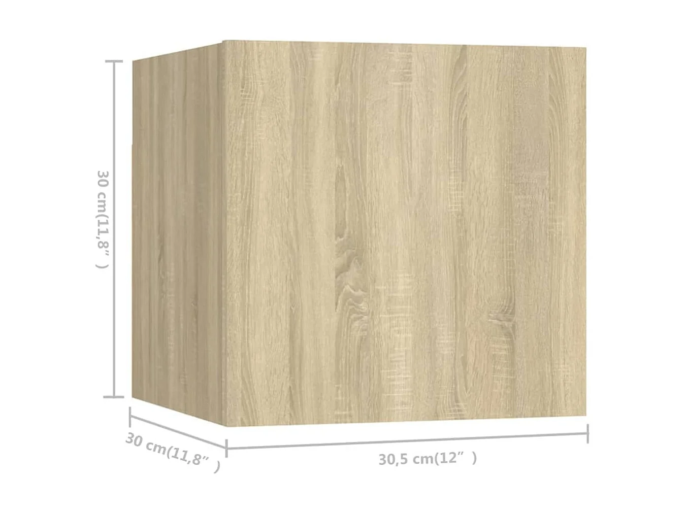 Wheat Ridge  Ensemble de meuble TV 5 pcs Chêne sonoma Bois d'ingénierie