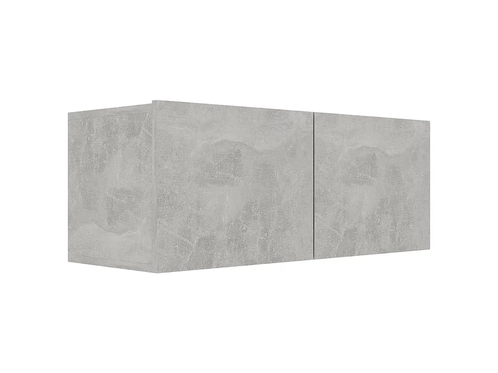 Mornar  Ensemble de meubles TV 5 pcs Gris béton Bois d'ingénierie