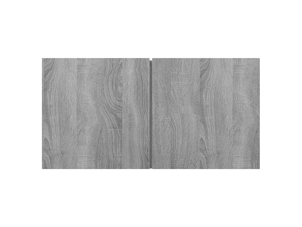 Henriëtte  Set de muebles para TV 5 pzas madera contrachapada gris Sonoma