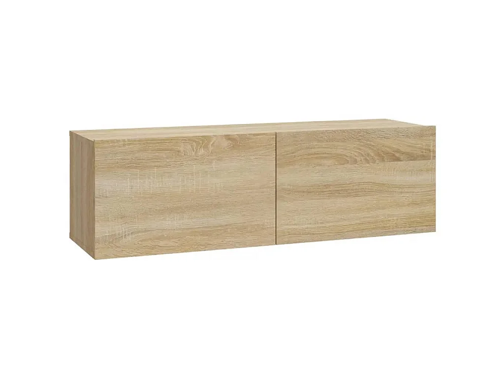 Garden Furniture -  7-delige Tv-meubelset bewerkt hout sonoma eikenkleurig