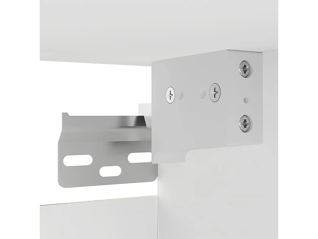 Ahakista  Tv-wandmeubelen 4 st 30,5x30x30 cm wit