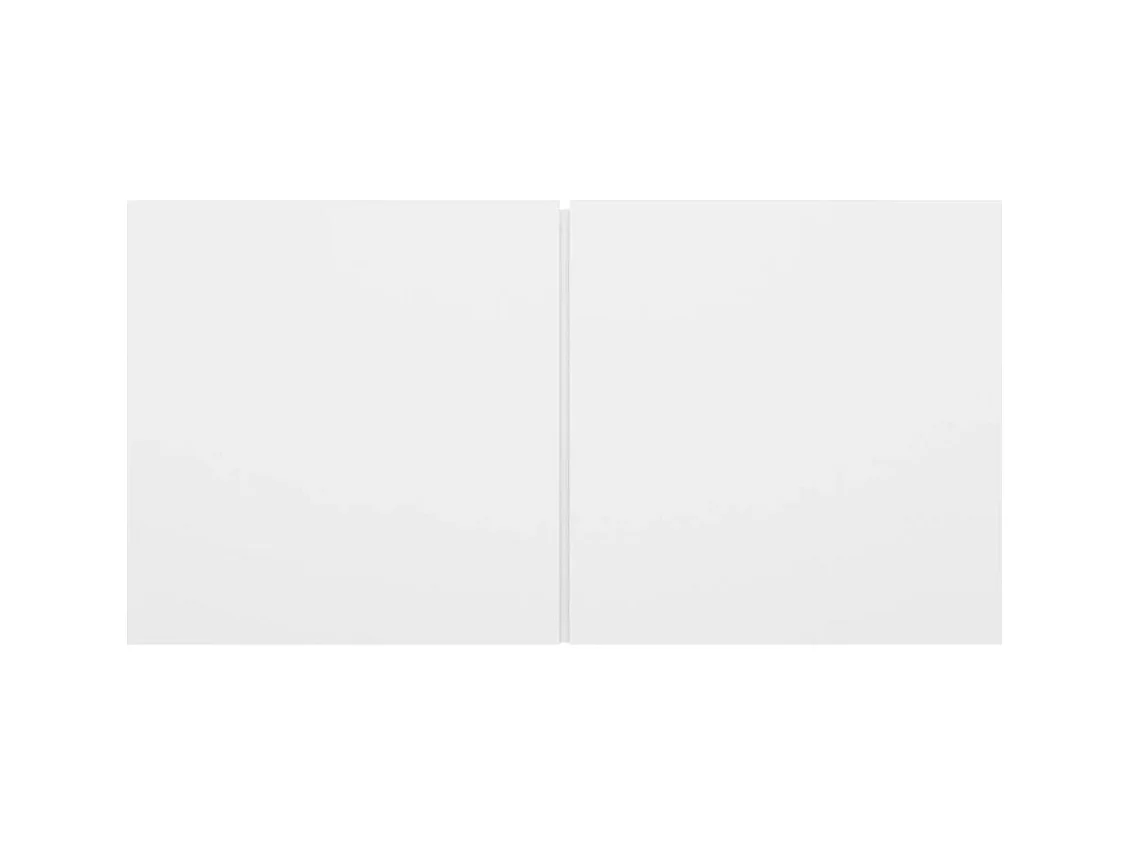 Iseline  6-delige Tv-meubelset bewerkt hout wit