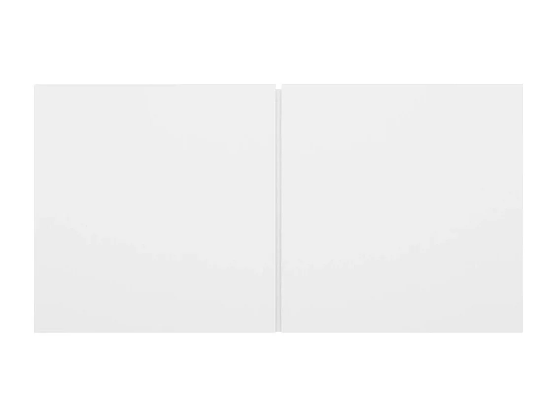 Iseline  Ensemble de meubles TV 6 pcs Blanc Bois d'ingénierie