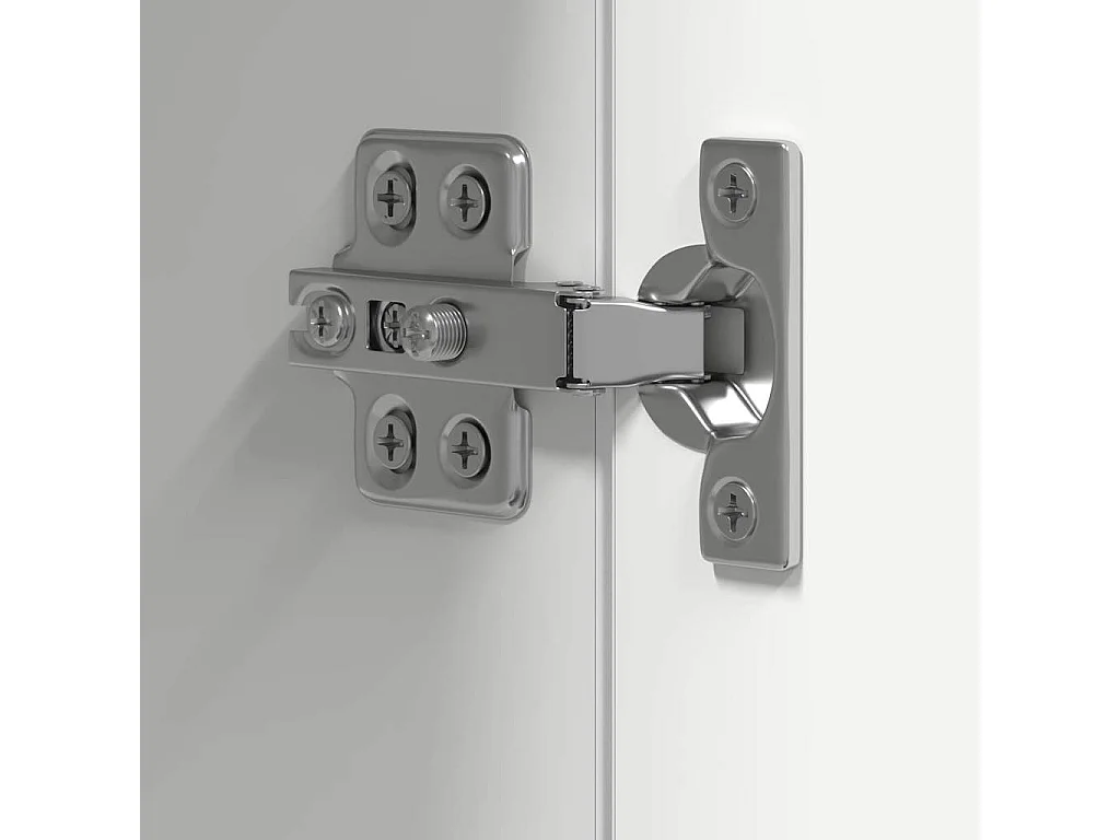 Uzal  Ensemble de meubles TV 6 pcs Blanc Bois d'ingénierie