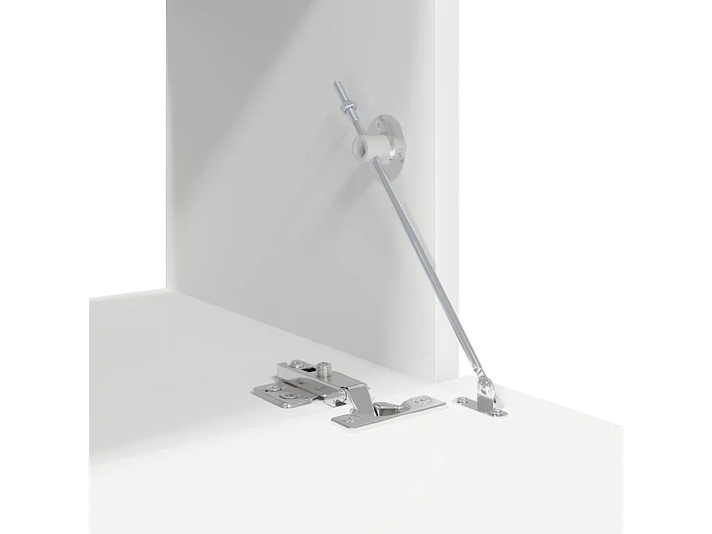 Uzal  Ensemble de meubles TV 6 pcs Blanc Bois d'ingénierie