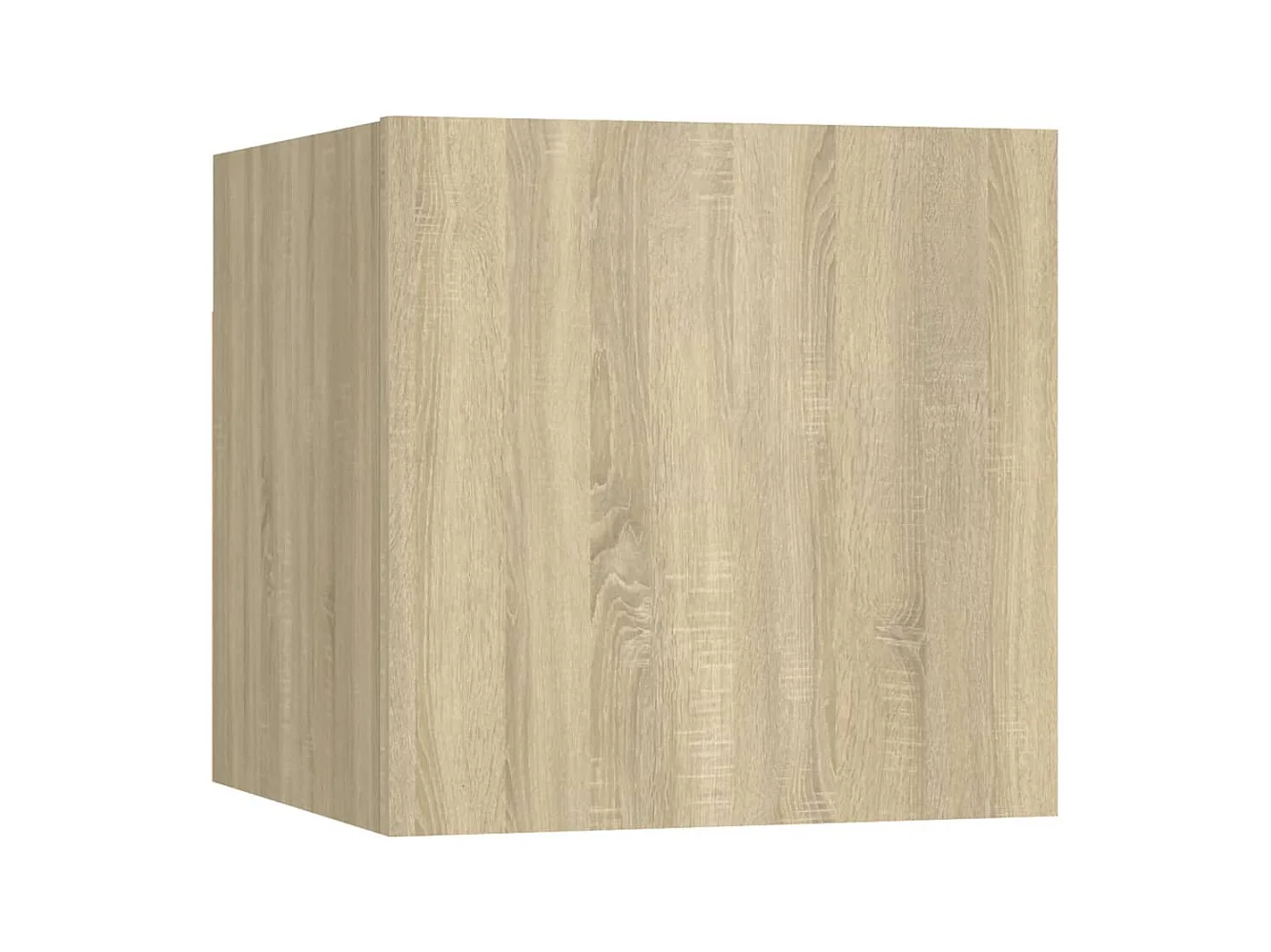 Hollola  6-delige Tv-meubelset bewerkt hout sonoma eikenkleurig