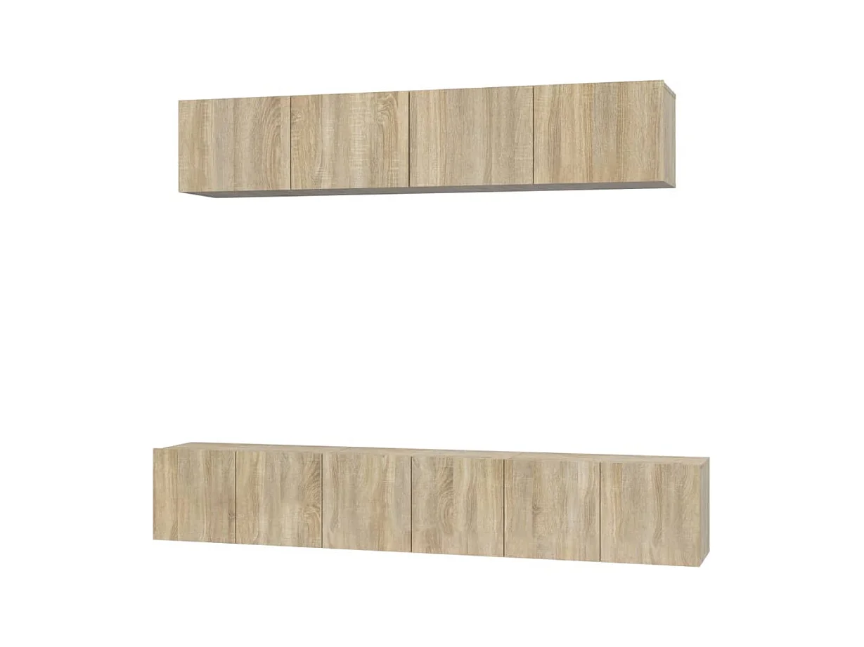 Henriëtte  Ensemble de meubles TV 5 pcs Chêne sonoma Bois d'ingénierie