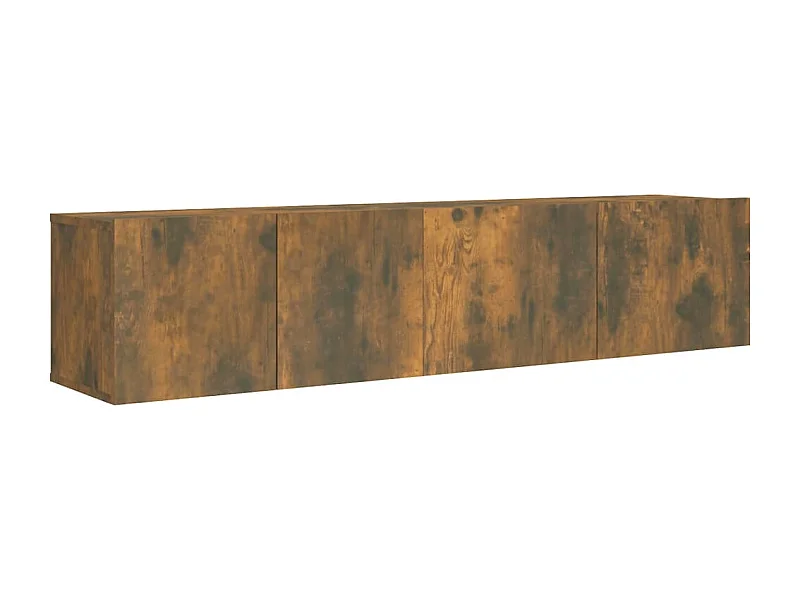 Olivia  Ensemble de meubles TV 2 pcs Chêne fumé Bois d'ingénierie