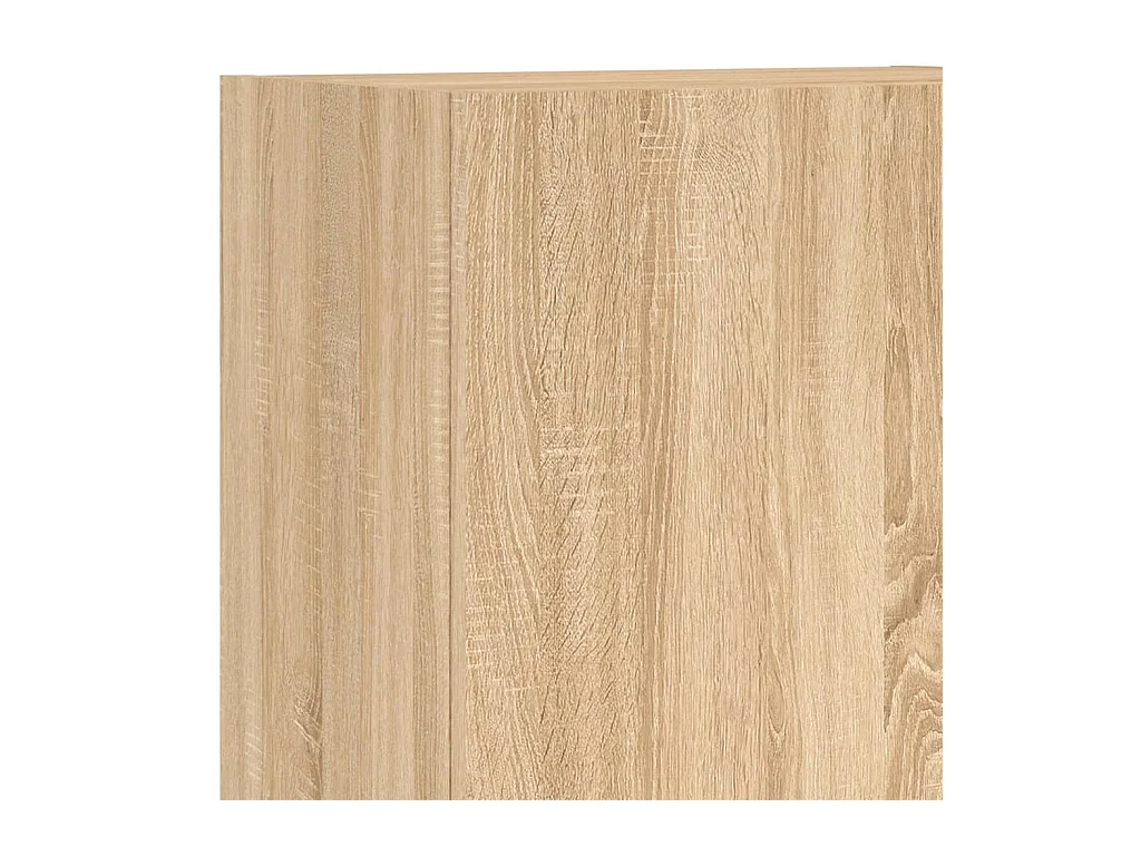 Burr Ridge  Unités murales TV 5 pcs chêne sonoma bois d'ingénierie