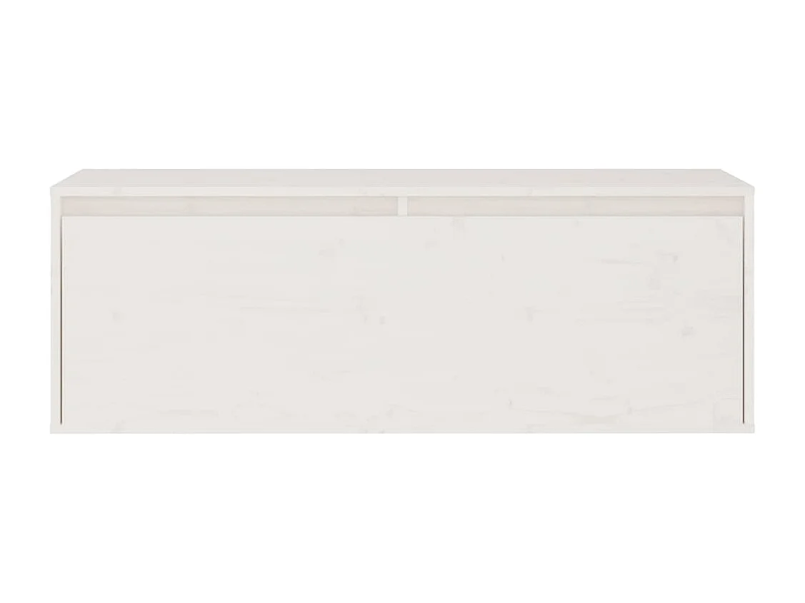 Iloria  Conjunto de mueble de TV 3 piezas madera maciza de pino blanco