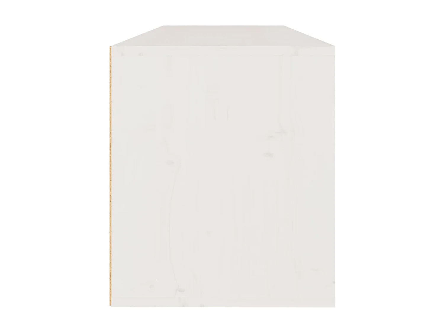 Iloria  Conjunto de mueble de TV 3 piezas madera maciza de pino blanco