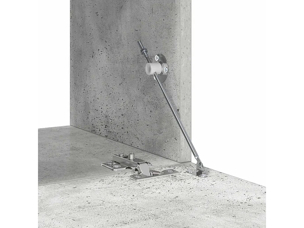 Hector  Ensemble de meubles TV 10 pcs Gris béton Bois d'ingénierie