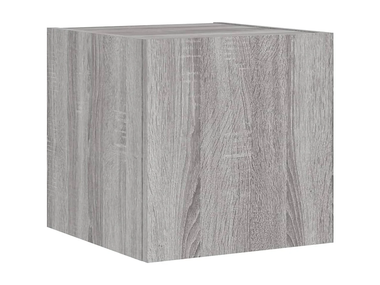 Bellville  Meuble TV muraux 5 pcs avec lumières LED sonoma gris