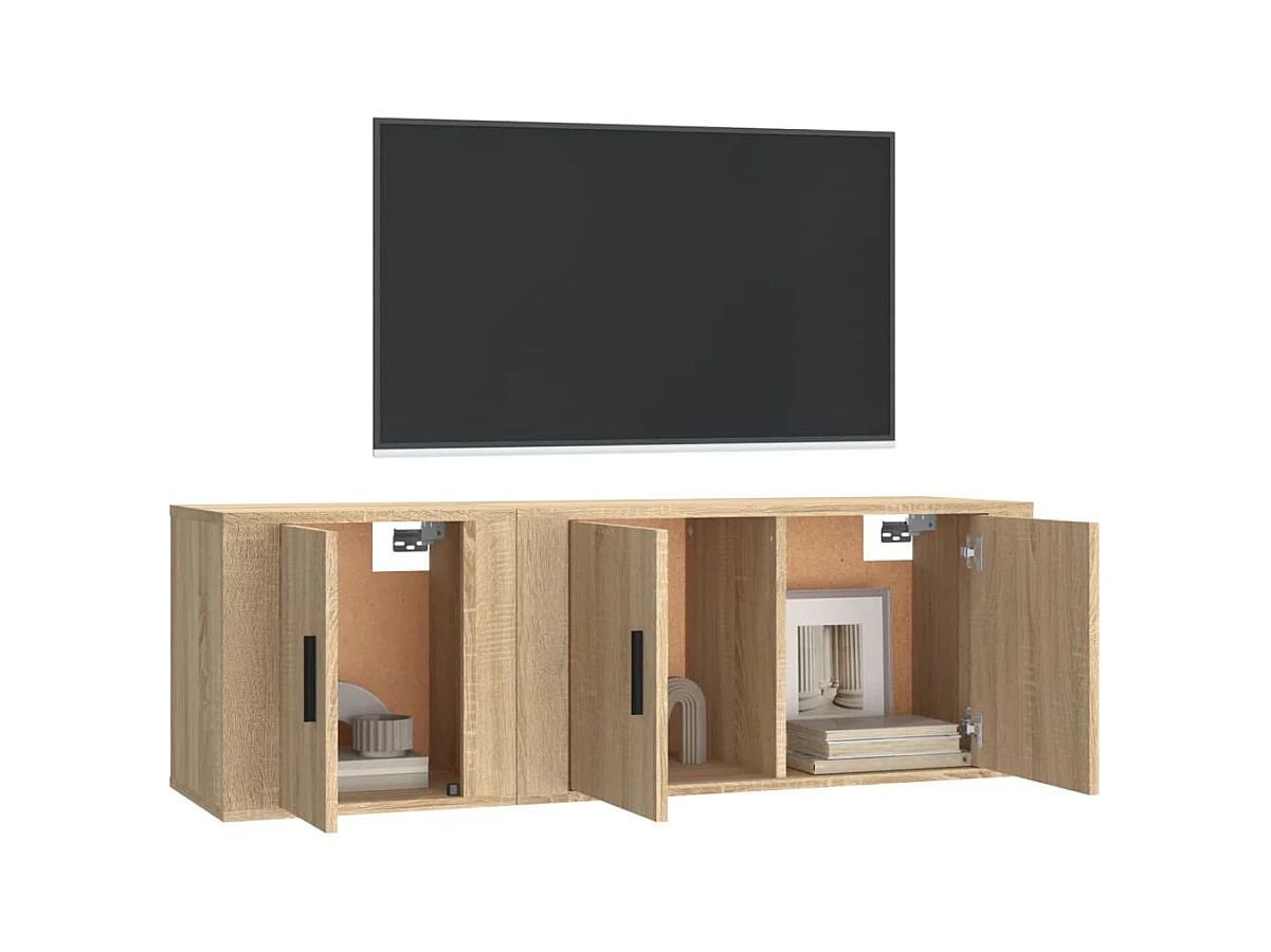 Marisa  Ensemble de meubles TV 2 pcs chêne sonoma bois d'ingénierie