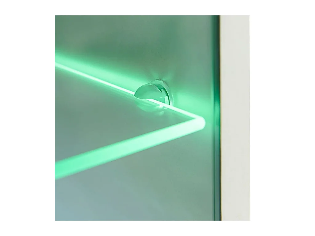 Ulnar  Ensemble Meuble mural TV 5 pcs lumières LED Haute Brillance