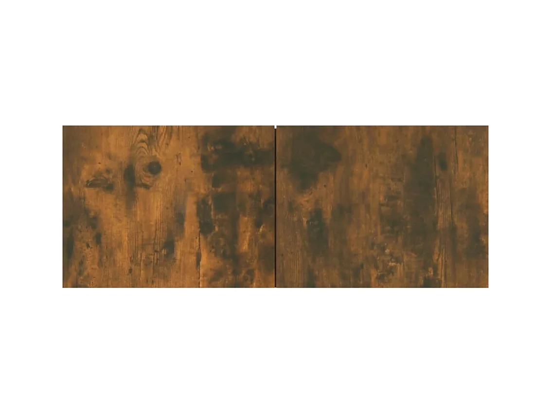 Evangelina  Ensemble de meubles TV 7 pcs Chêne fumé Bois d'ingénierie