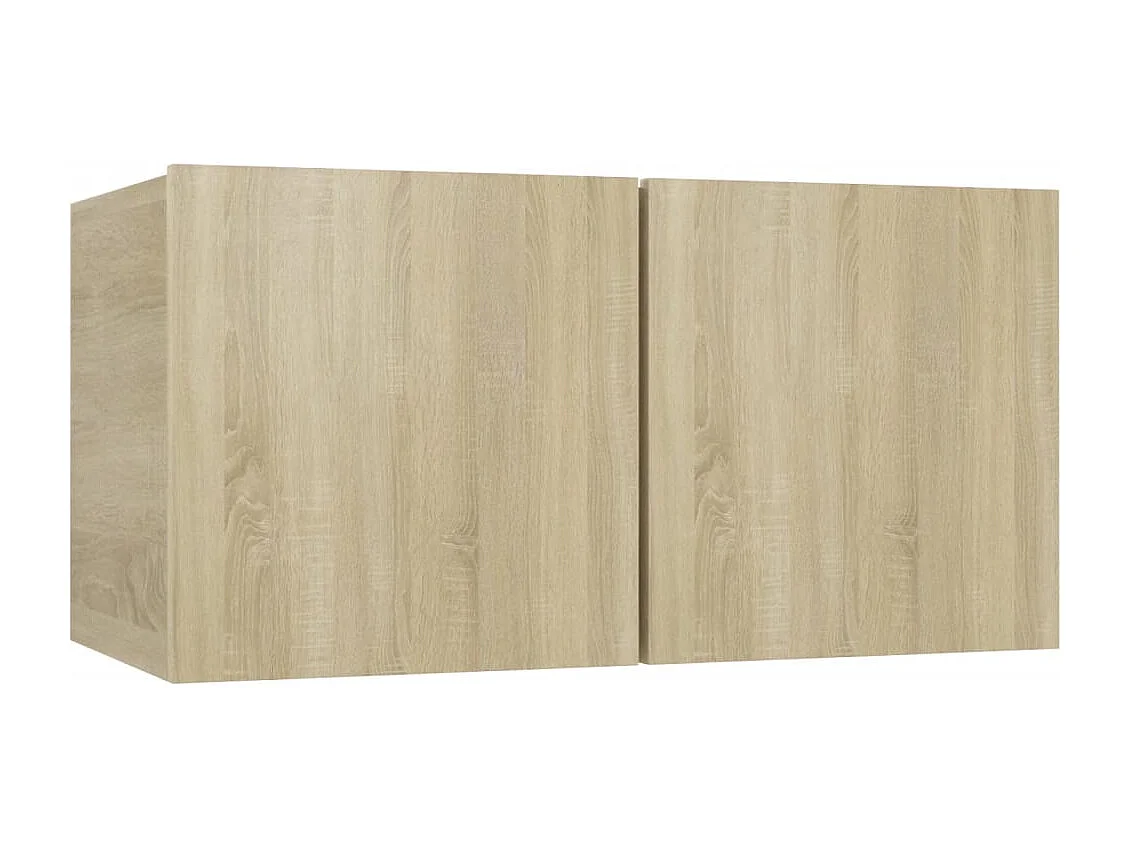 Ann Arbor  Ensemble de meuble TV 4 pcs Chêne sonoma Bois d'ingénierie