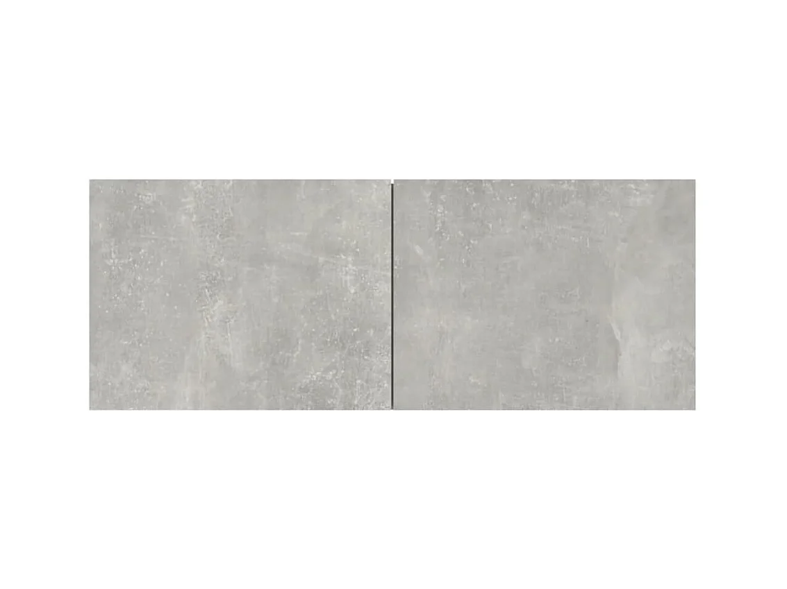 Doolin  Ensemble de meubles TV 8 pcs Gris béton Bois d'ingénierie