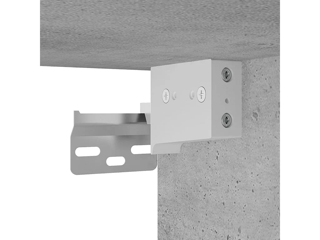 Sissel  Set de muebles de TV 2 pzas madera contrachapada gris hormigón