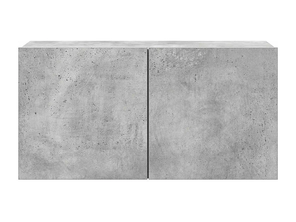 Jean-Louis  Ensemble de meubles TV 4 pcs Gris béton Bois d'ingénierie