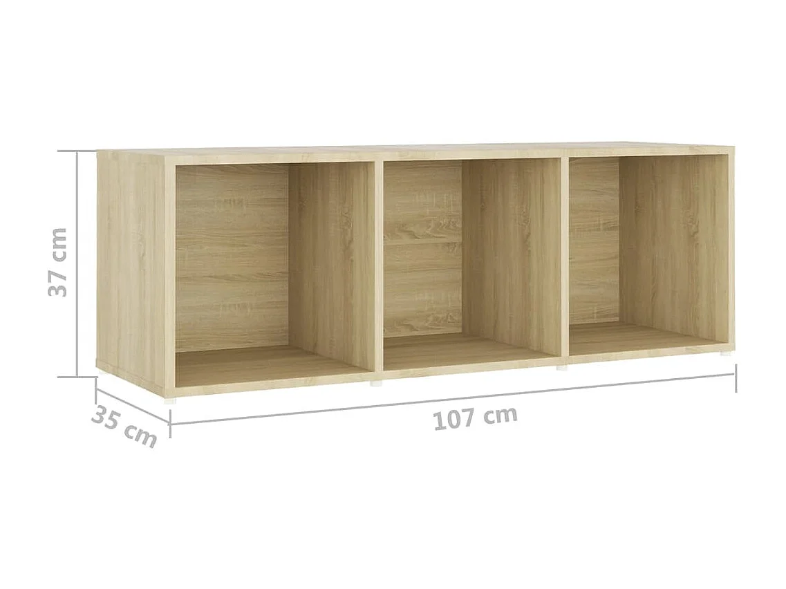 Julia Isabel  Ensemble de meubles TV 3 pcs Chêne sonoma Bois d'ingénierie