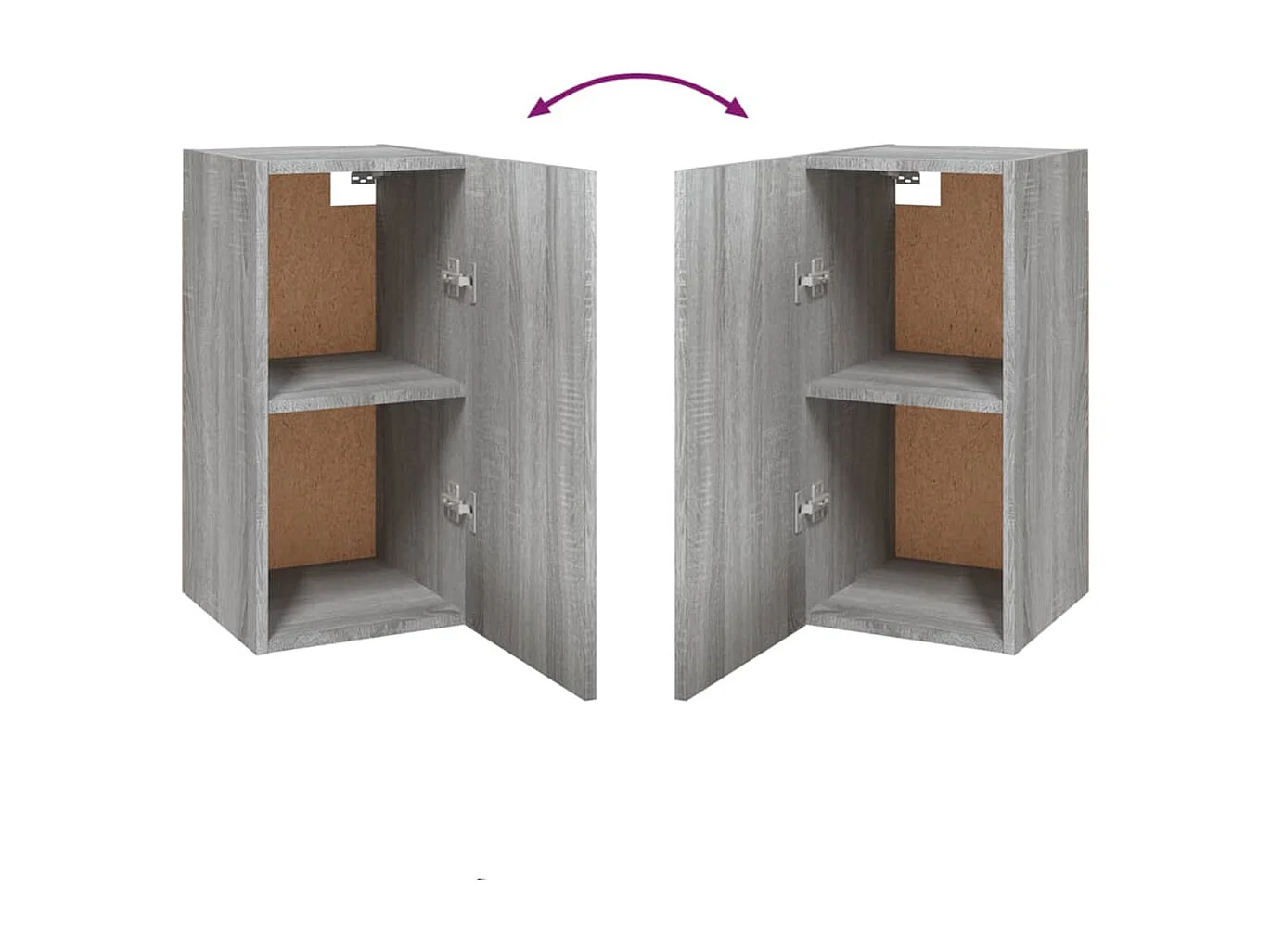 Claudia Isabel  Ensemble de meubles TV 7 pcs Sonoma gris Bois d'ingénierie