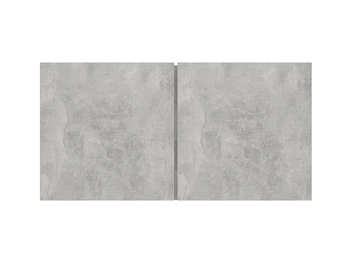 Henriëtte  Ensemble de meubles TV 5 pcs Gris béton Bois d'ingénierie