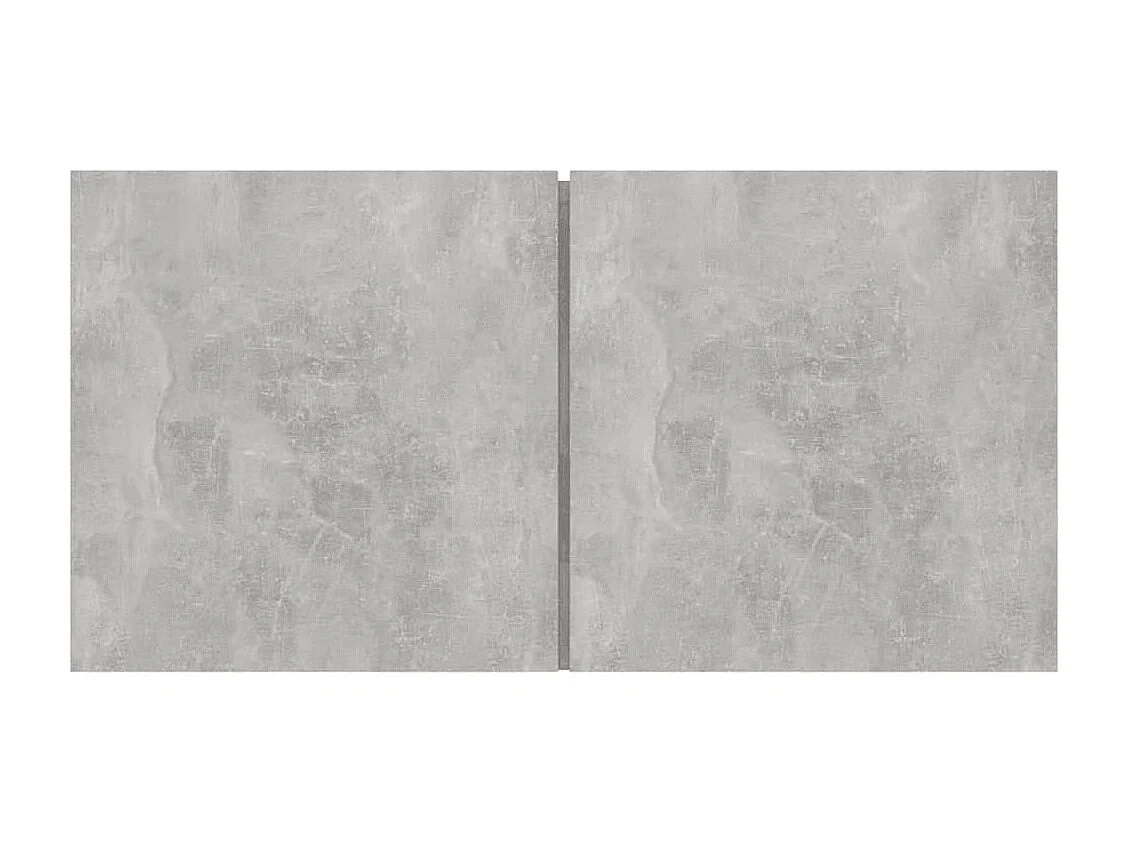 Henriëtte  Set de muebles de TV 5 pzas madera contrachapada gris hormigón