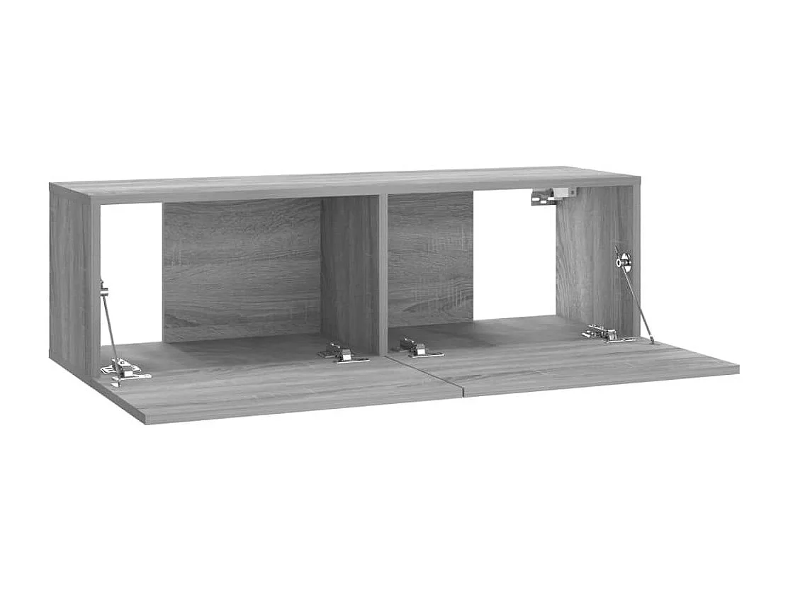 Zaira Fernanda  Ensemble de meubles TV muraux Sonoma gris Bois d'ingénierie