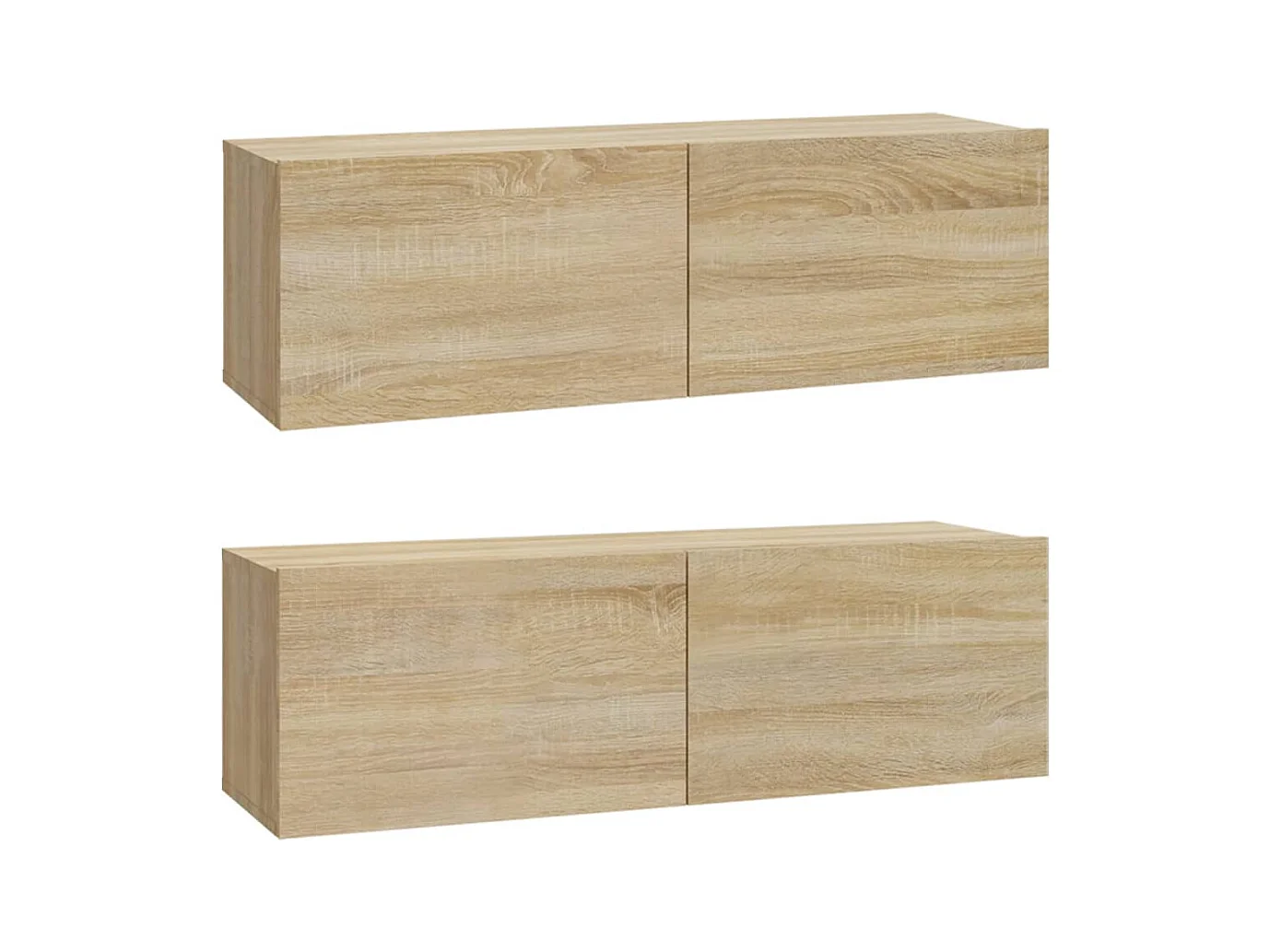 Isandro  Ensemble de meubles TV 4 pcs Chêne sonoma Bois d'ingénierie