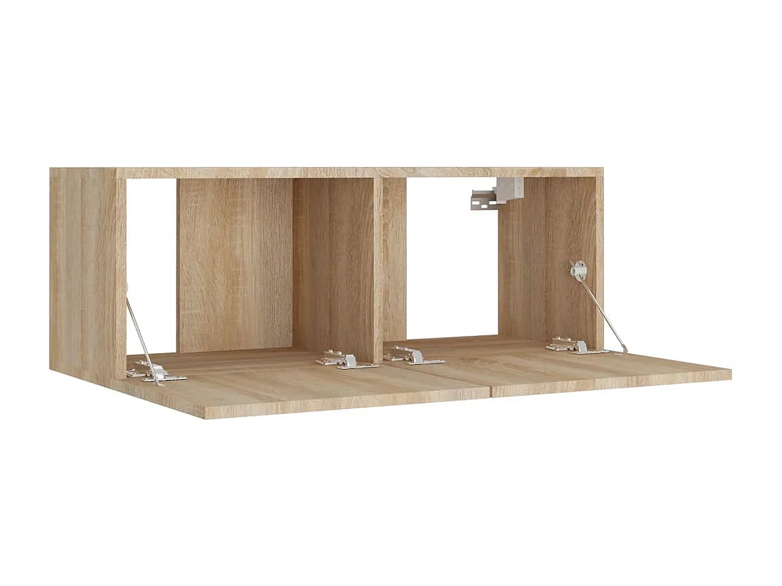 Cloverport  Ensemble de meubles TV 4 pcs Chêne sonoma Bois d'ingénierie