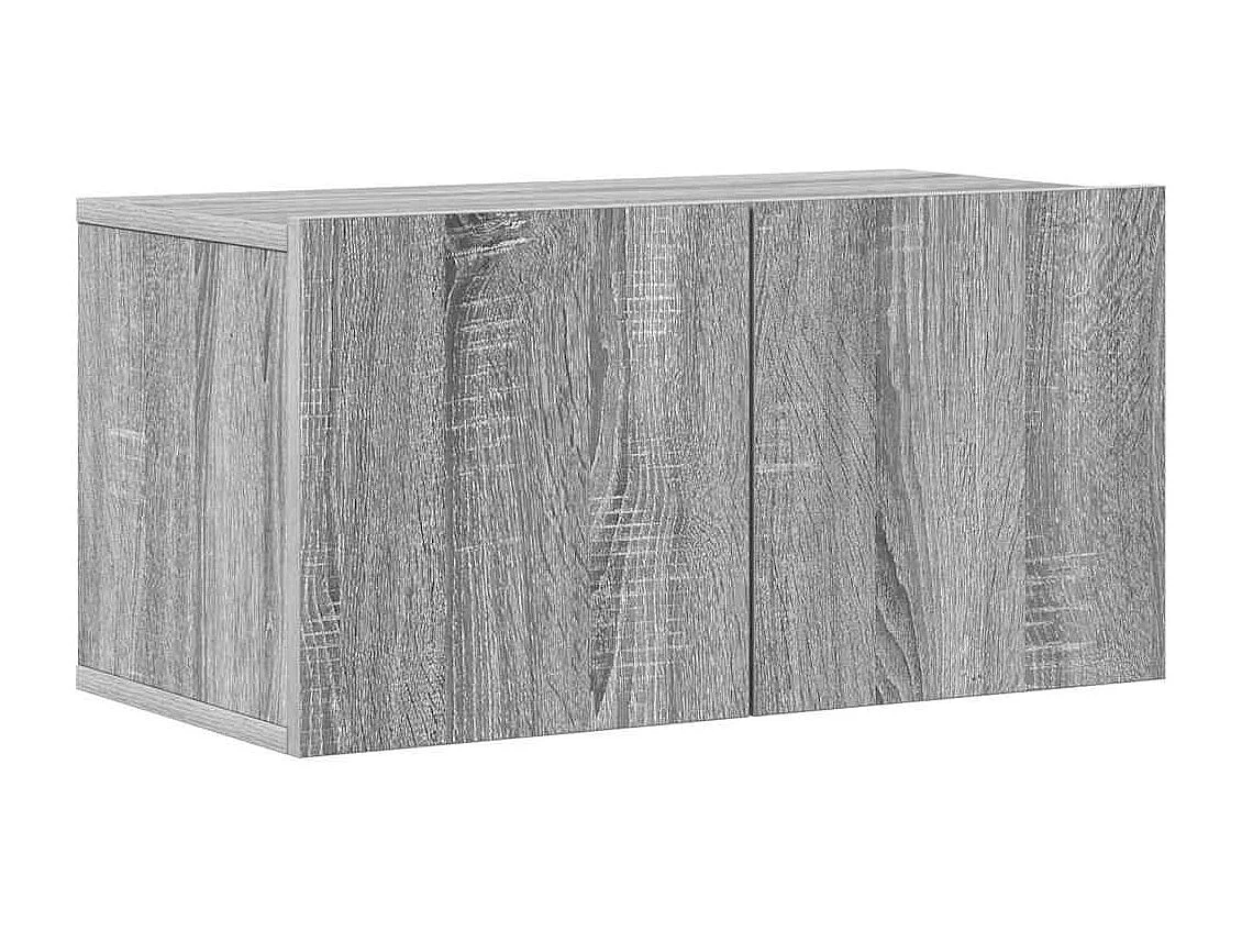 Jean-Louis  Set de muebles para TV 4 pzas madera contrachapada gris Sonoma