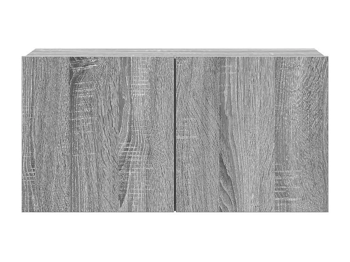 Jean-Louis  Set de muebles para TV 4 pzas madera contrachapada gris Sonoma