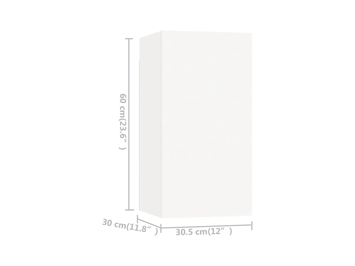 Maria  4-delige Tv-meubelset bewerkt hout wit
