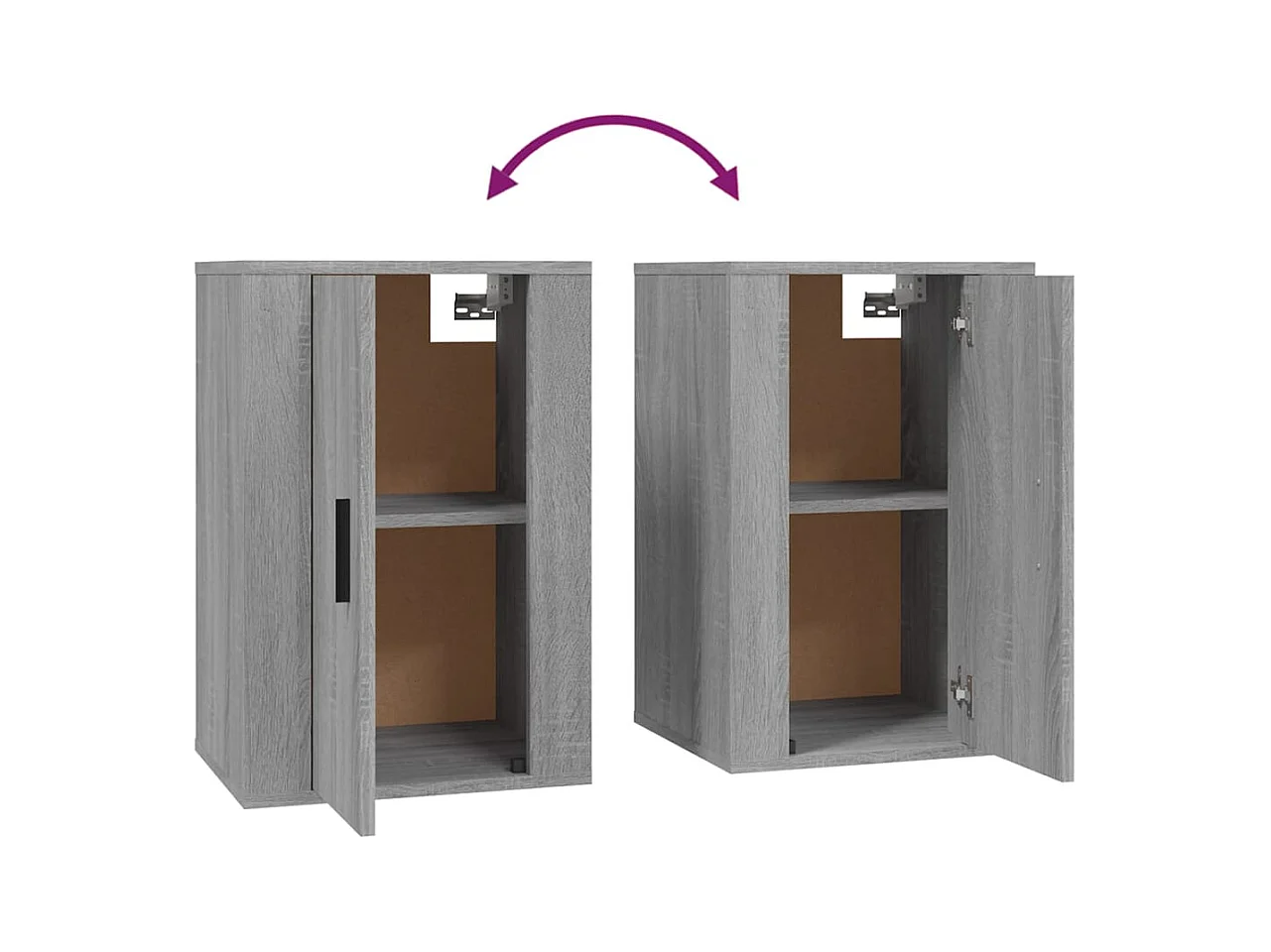 Joep  Ensemble de meubles TV 3 pcs Sonoma gris Bois d'ingénierie