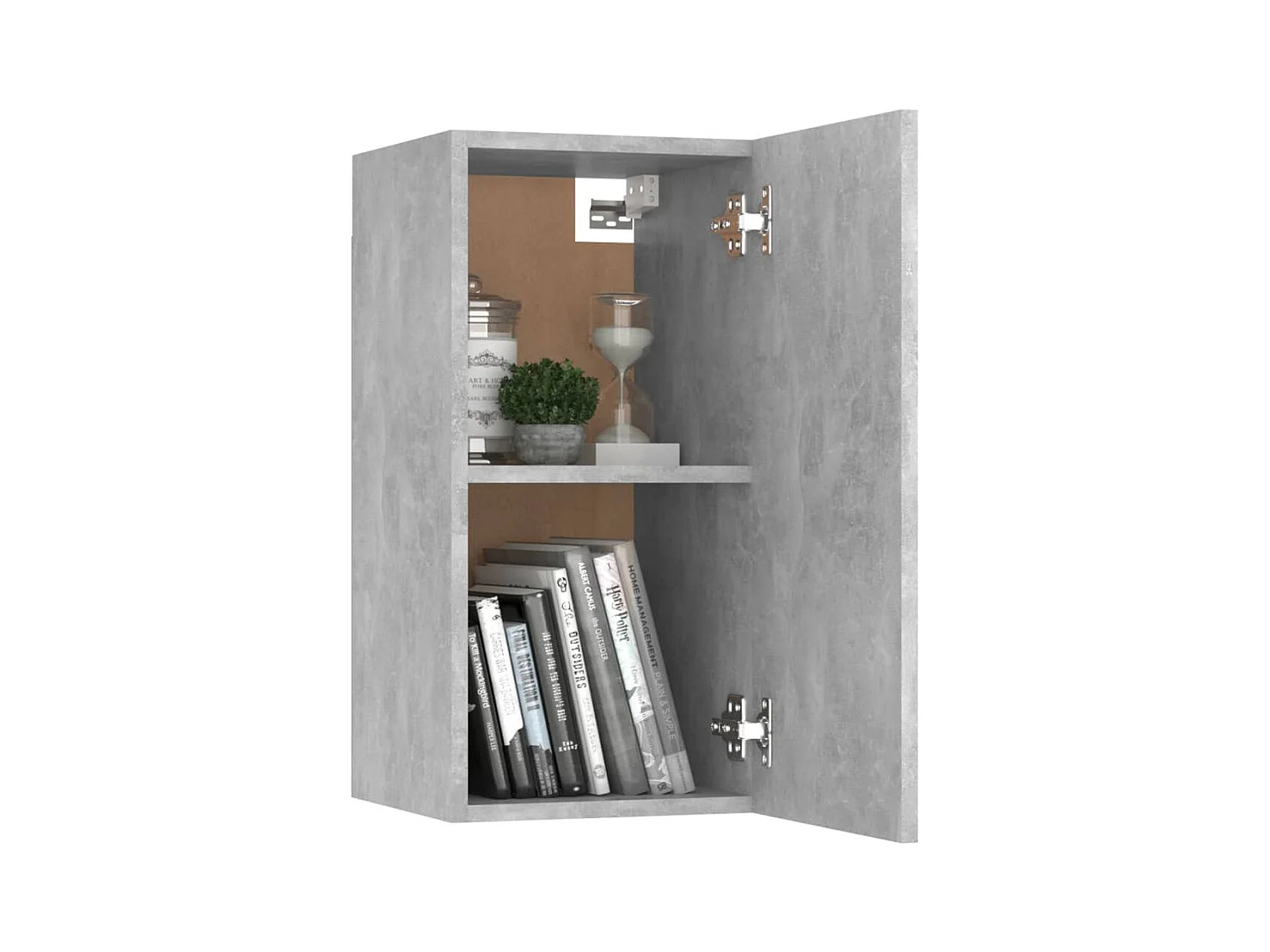 Monza  Ensemble de meubles TV 7 pcs Gris béton Bois d'ingénierie