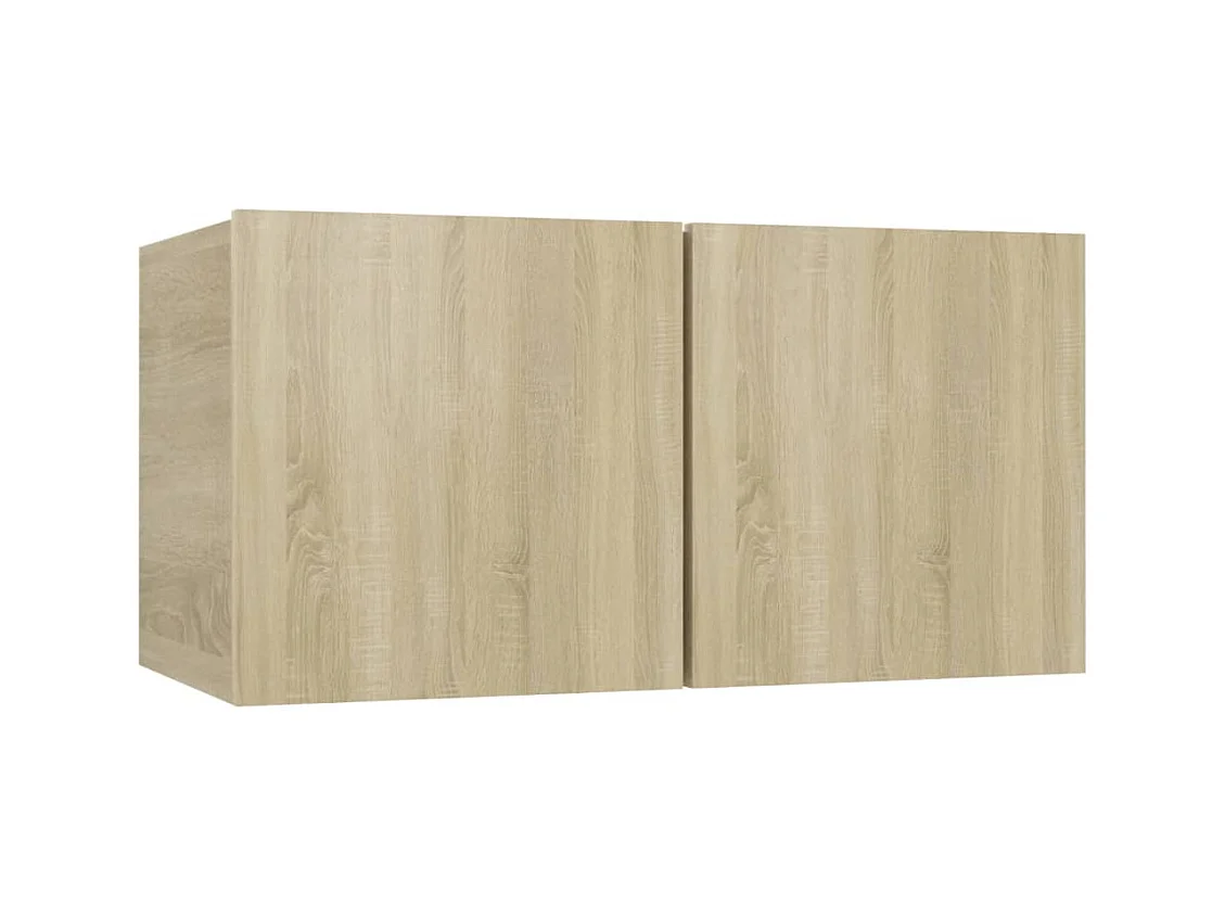 Lois  Set de muebles salón TV 8 pzas madera ingeniería roble Sonoma