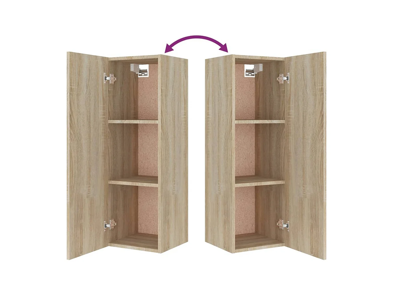 Varde  Ensemble de meubles TV 8 pcs Chêne sonoma Bois d'ingénierie