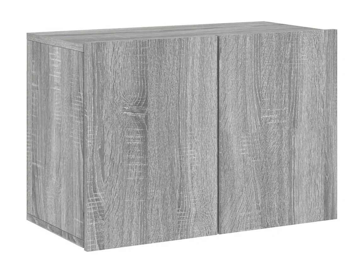 Xalindra  Unités murales TV 5 pcs sonoma gris bois d'ingénierie