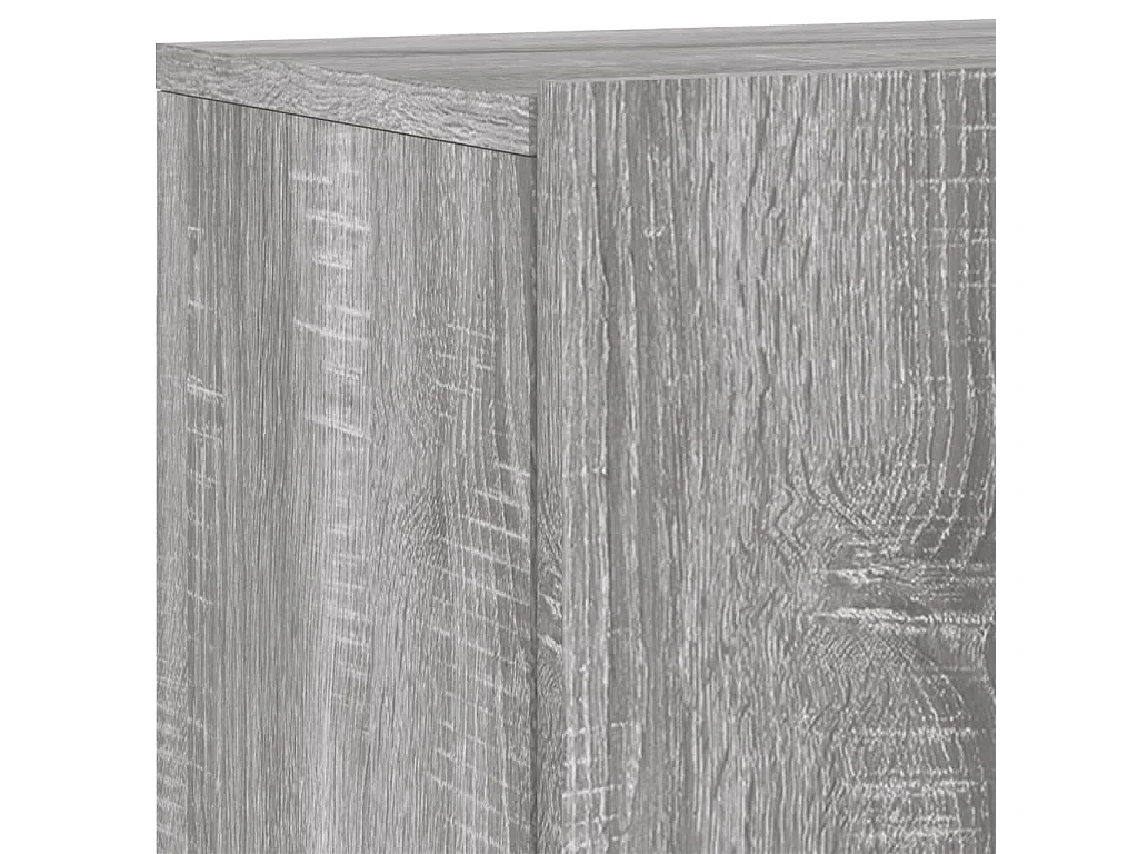 Xalindra  Unités murales TV 5 pcs sonoma gris bois d'ingénierie