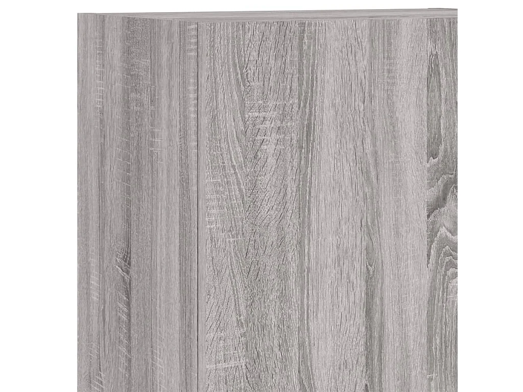 Xalindra  Unités murales TV 5 pcs sonoma gris bois d'ingénierie