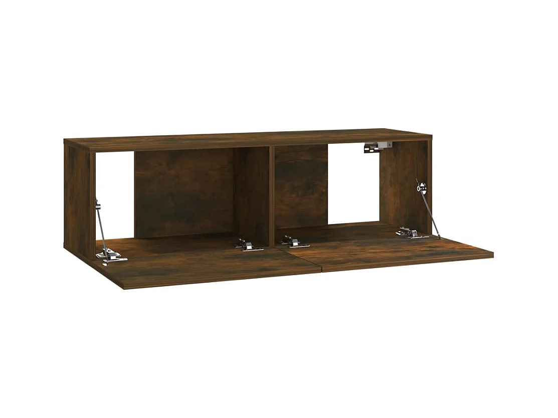 Zaira Fernanda  Ensemble de meubles TV muraux Chêne fumé Bois d'ingénierie