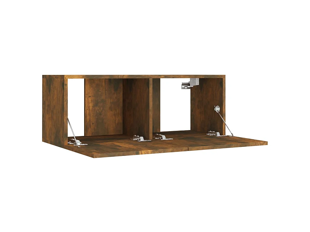 Pontarlier  Ensemble de meubles TV 5 pcs Chêne fumé Bois d'ingénierie