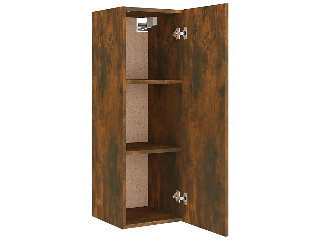Pontarlier  Ensemble de meubles TV 5 pcs Chêne fumé Bois d'ingénierie