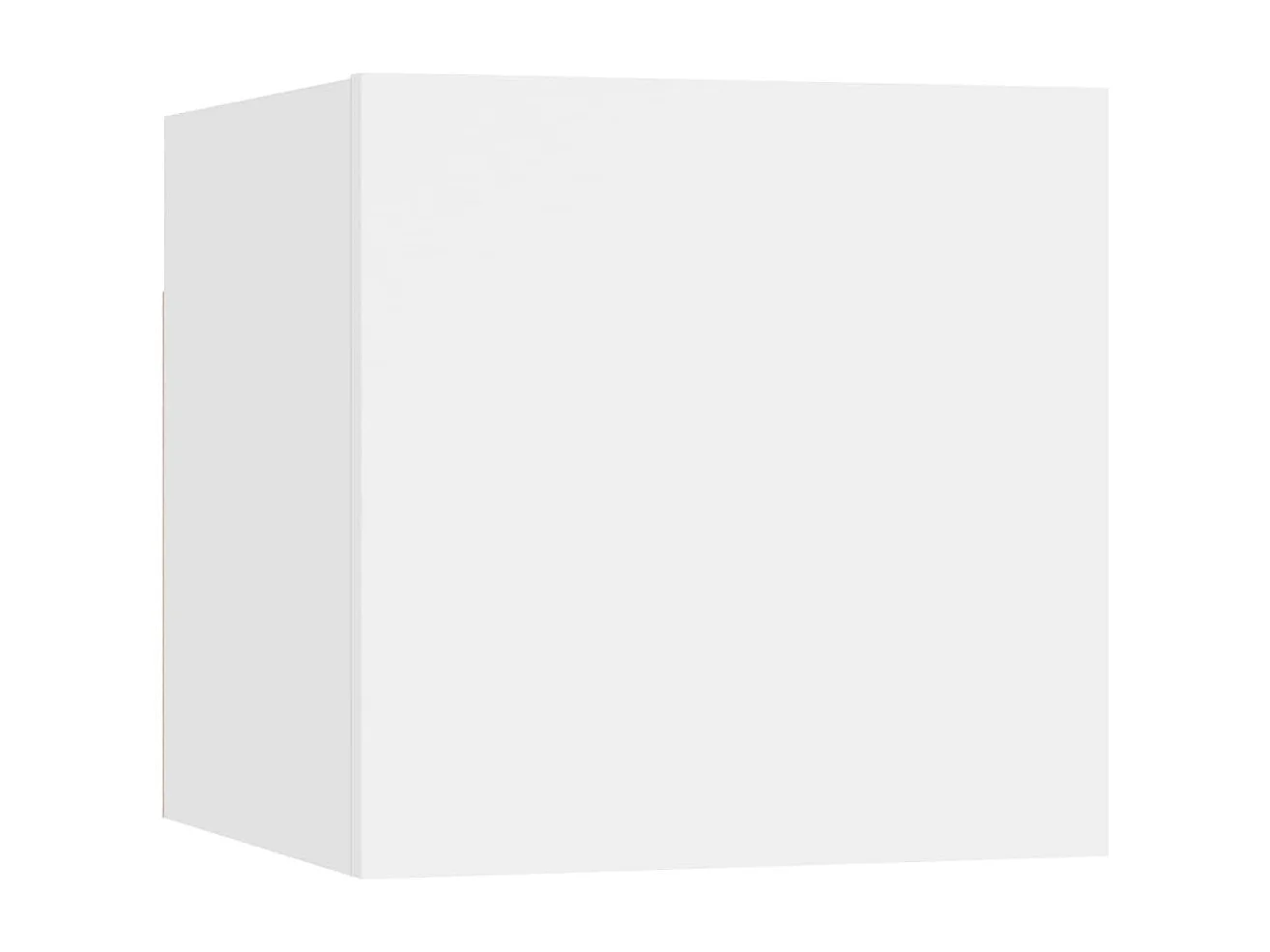 Doolin  Set de muebles para TV 8 piezas madera contrachapada blanco