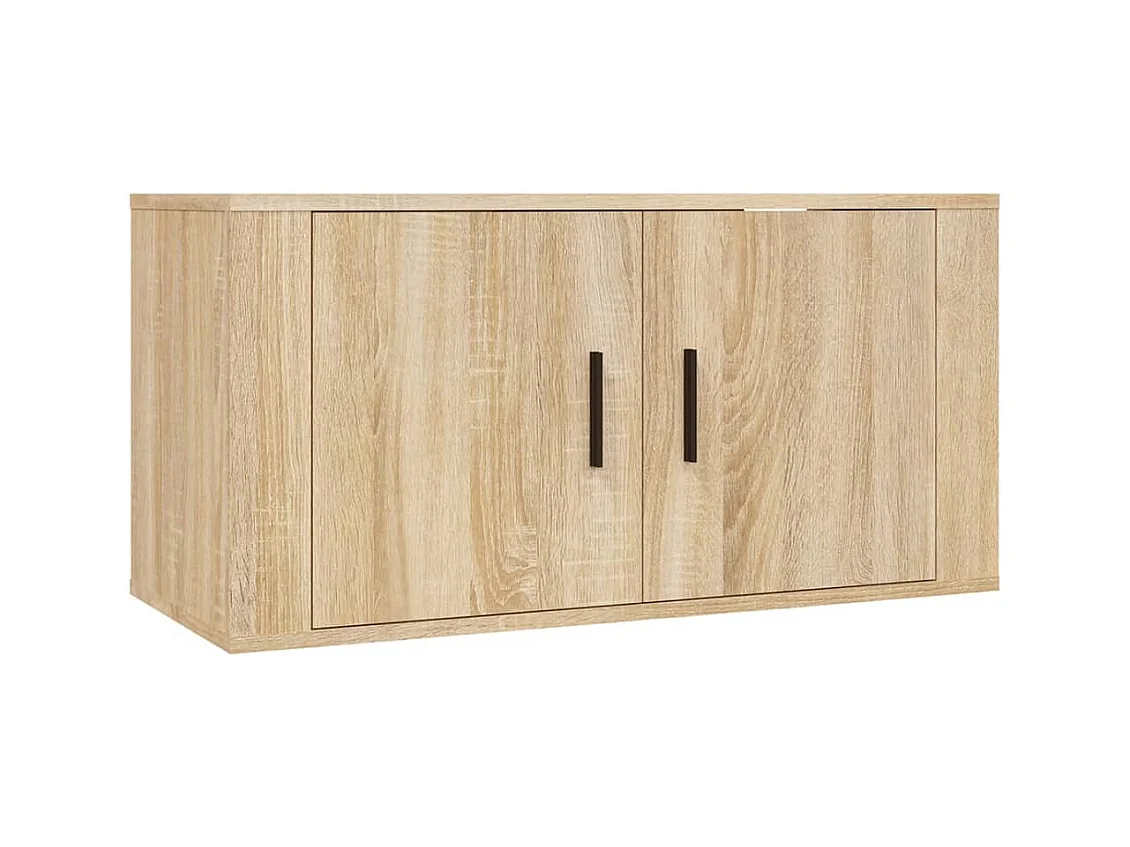 Wynna  Set de muebles para TV 3 pzas madera contrachapada roble sonoma