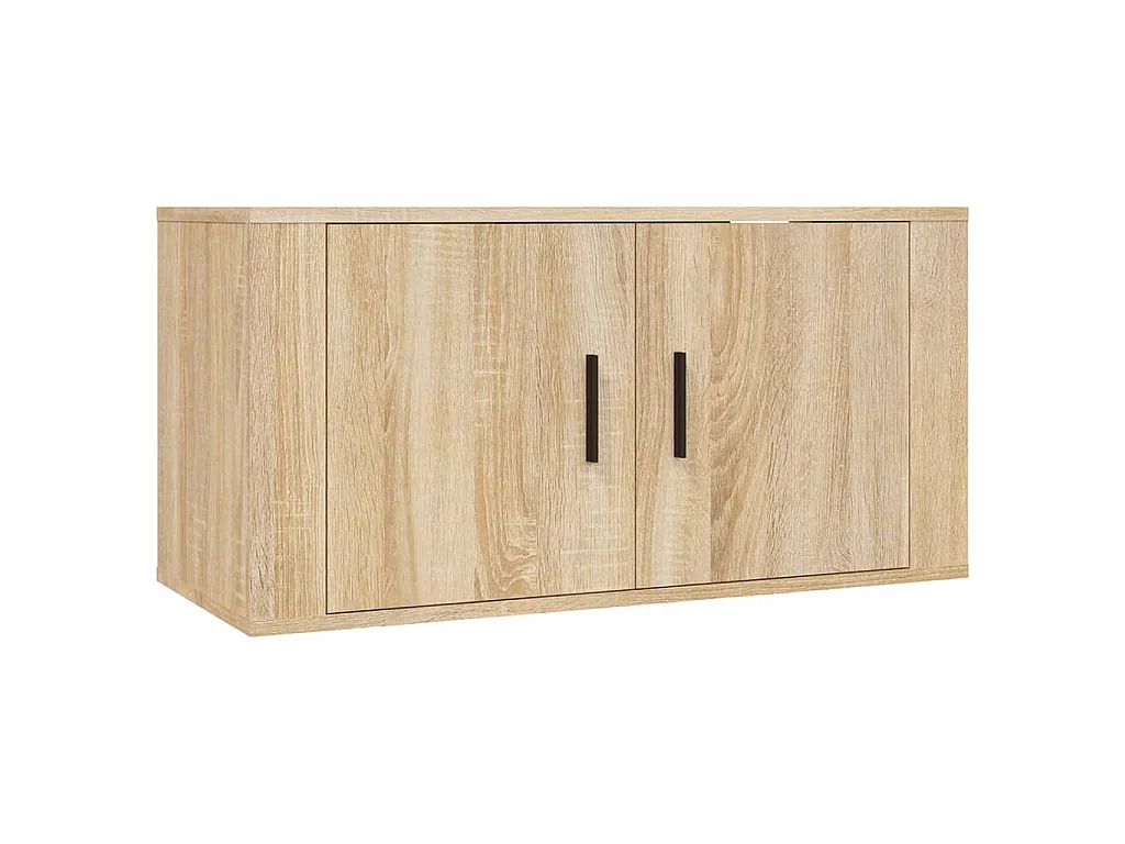 Wynna  Set de muebles para TV 3 pzas madera contrachapada roble sonoma