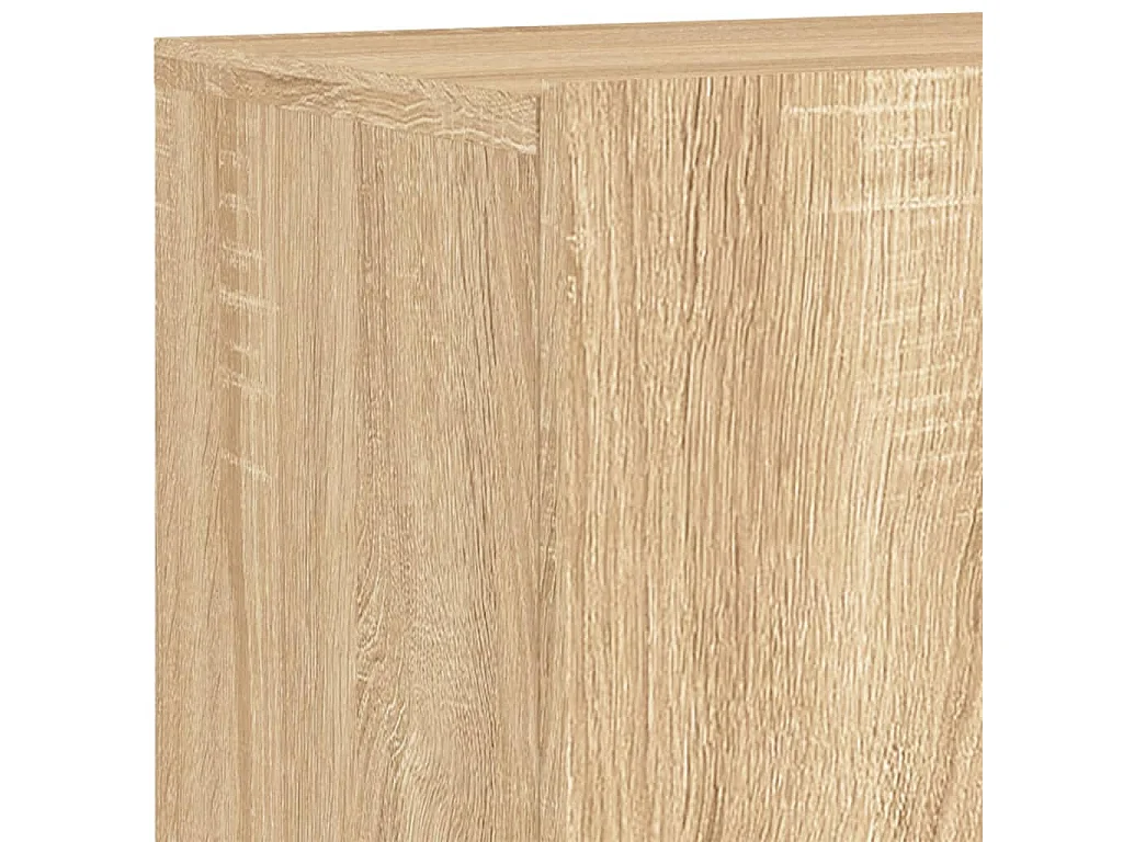 Gabriele Pietro  Muebles de TV de pared 4 pzas madera de ingeniería roble Sonoma