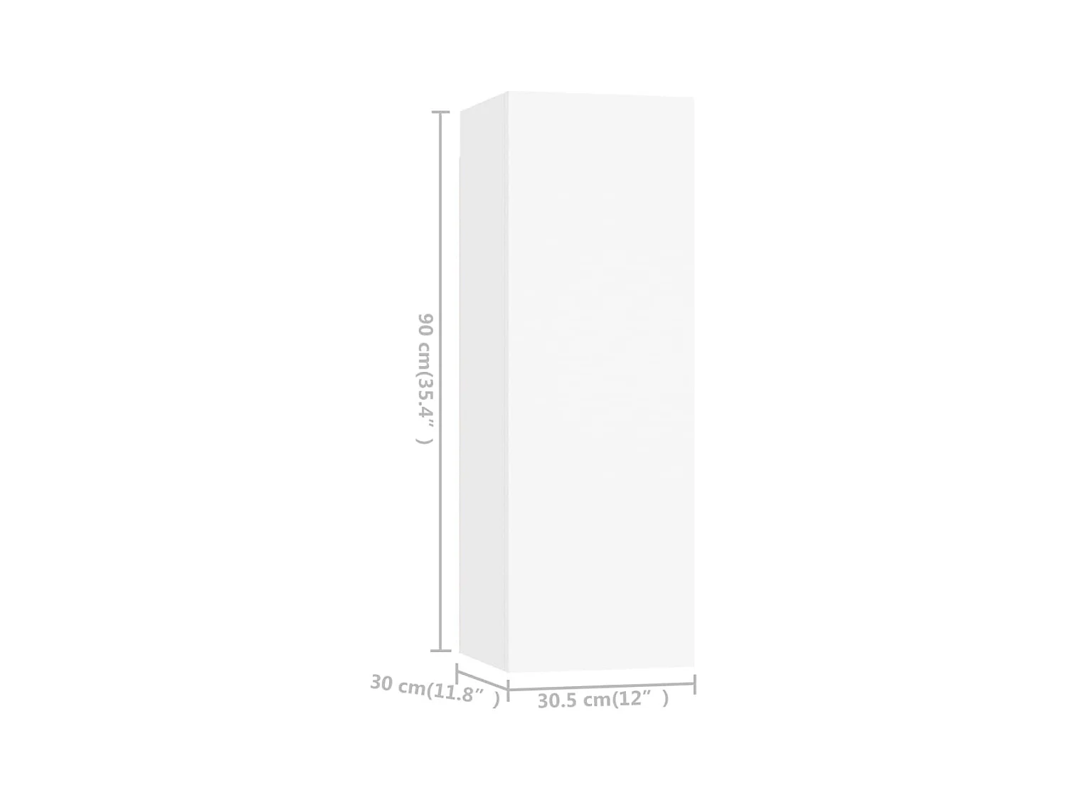 Zyanio  Ensemble de meubles TV 3 pcs Blanc Bois d'ingénierie